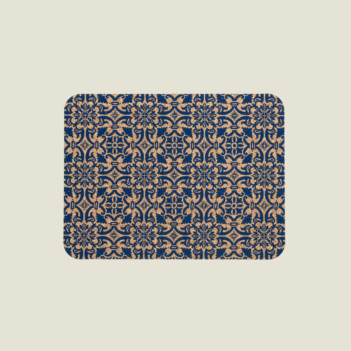Portuguese Treasures Tile Design Rectangular Cork Placemats