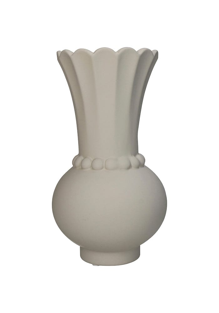 Casa by Josephine Jenno Timeless Ivory Vase with Bobbin Accent