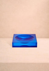Casa by Josephine Jenno Chelsea Cobalt Glass Trinket Tray - Blue