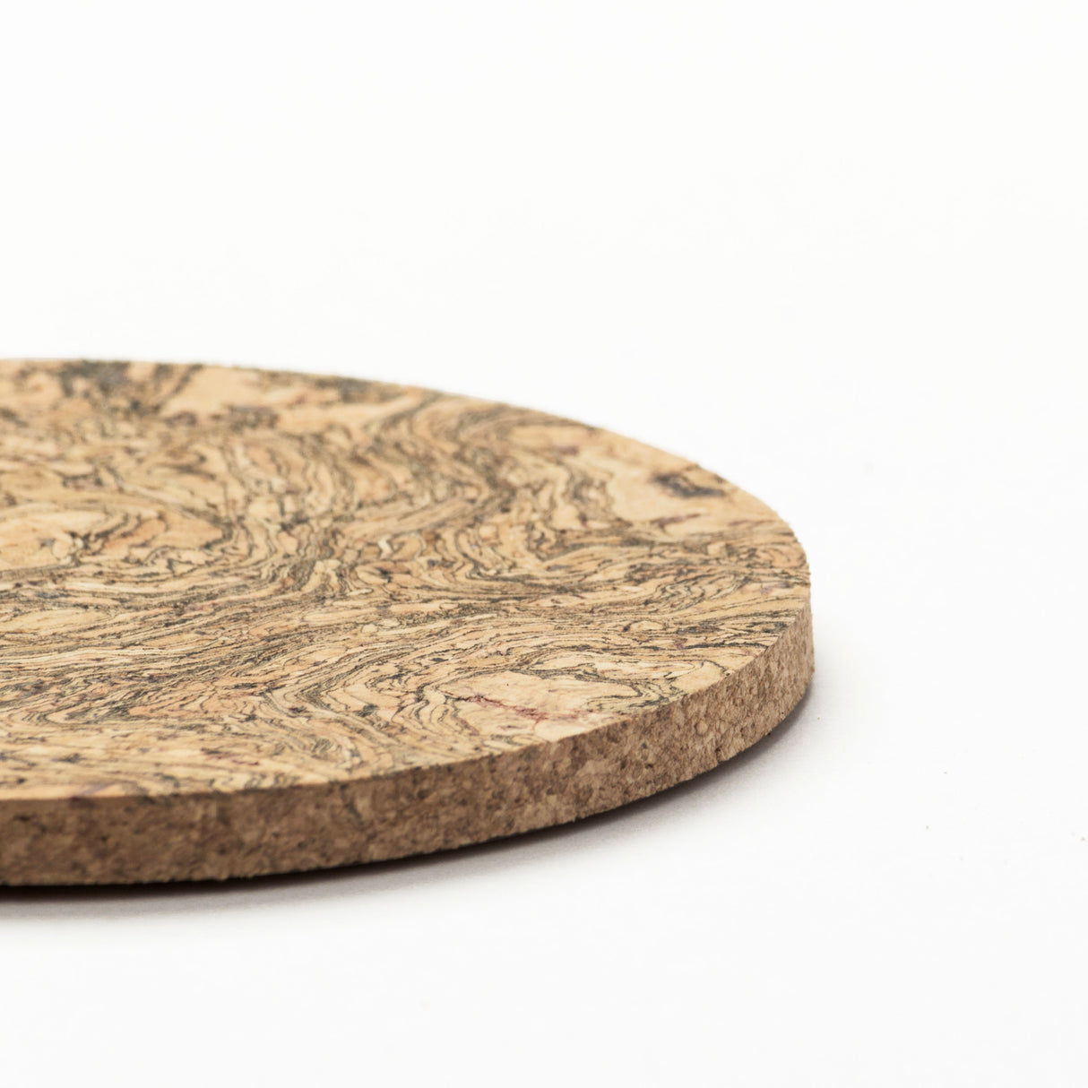 Portuguese Treasures Round Black Twist Cork Coasters