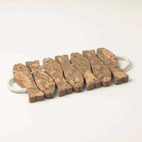 Portuguese Treasures Twist Cork Fish Trivet