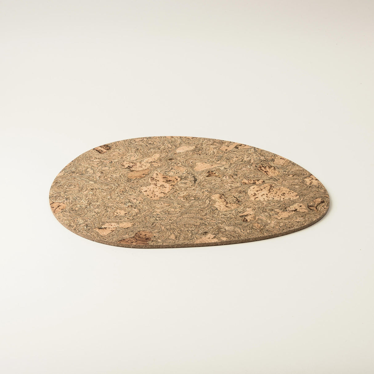 Portuguese Treasures Black Twist Pebble Shape Cork Placemat