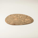 Portuguese Treasures Black Twist Pebble Shape Cork Placemat