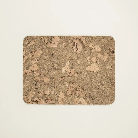 Portuguese Treasures Twist Black Rectangular Cork Placemats - 40x30cm