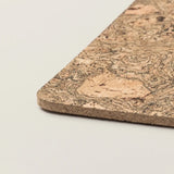 Portuguese Treasures Twist Black Rectangular Cork Placemats - 40x30cm