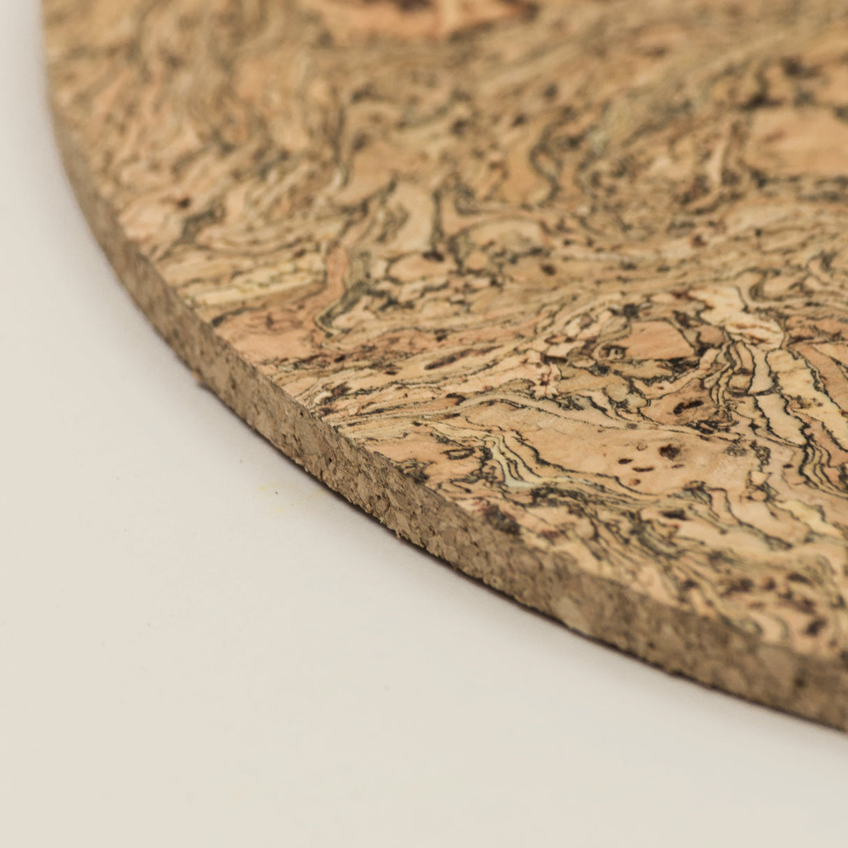 Portuguese Treasures Twist Round Cork Placemats Black - Set of 8