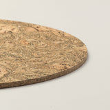 Portuguese Treasures Twist Round Cork Placemats Black - Set of 6