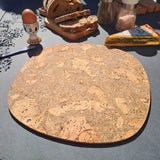 Portuguese Treasures Black Twist Squircle Cork Placemats