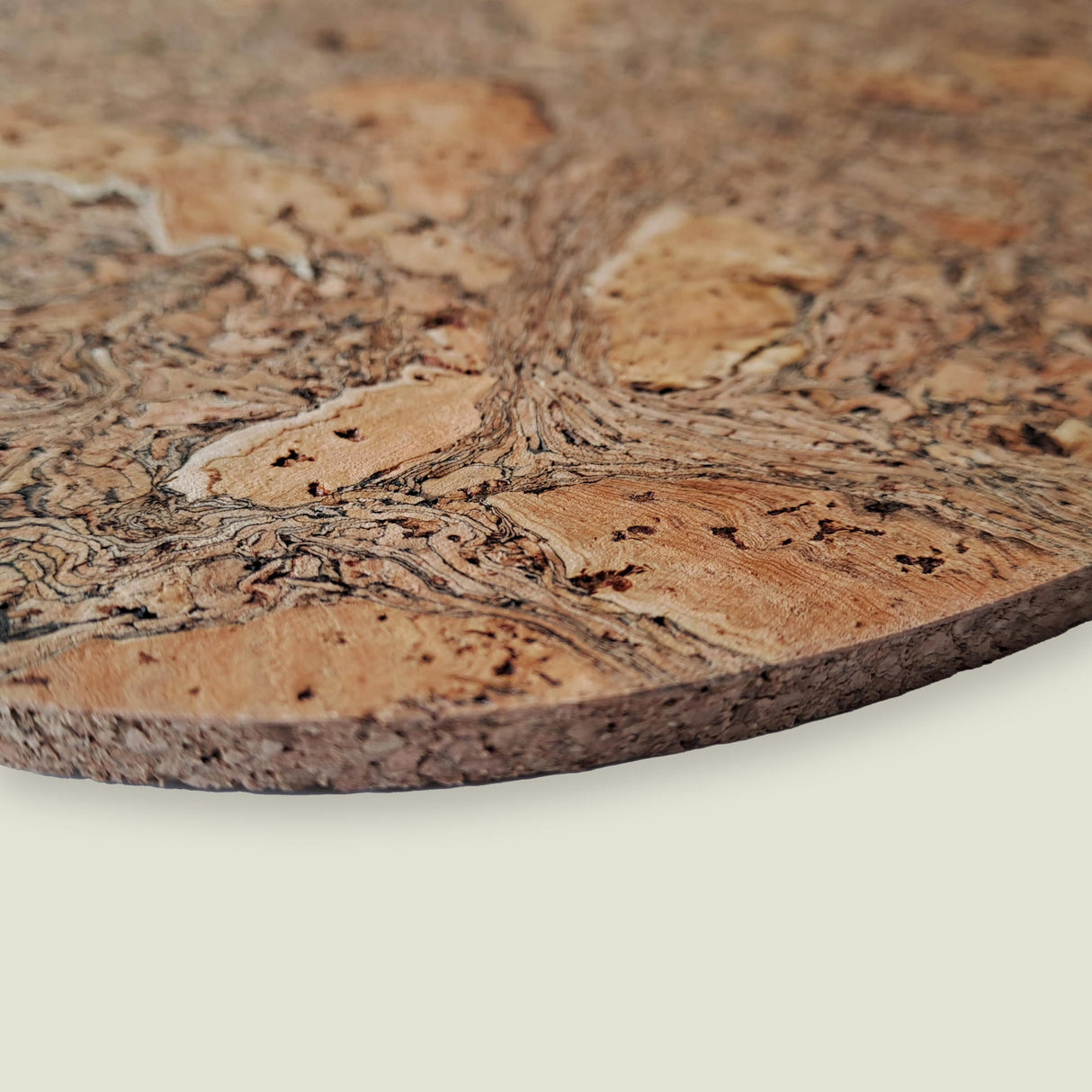 Portuguese Treasures Black Twist Squircle Cork Placemats
