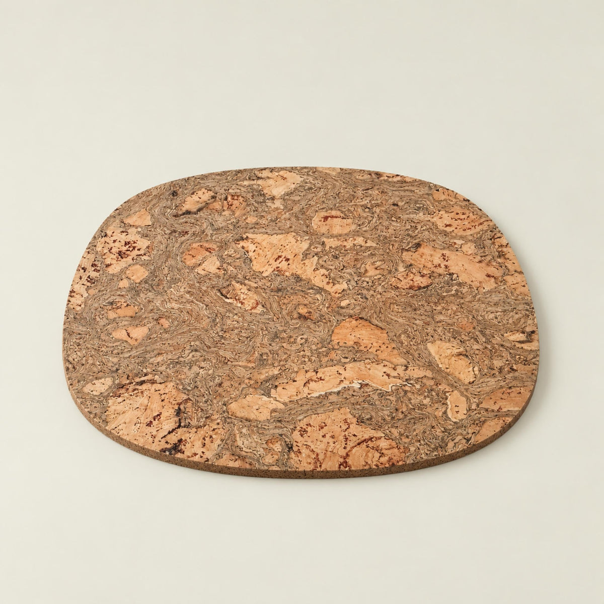 Portuguese Treasures Black Twist Squircle Cork Placemats