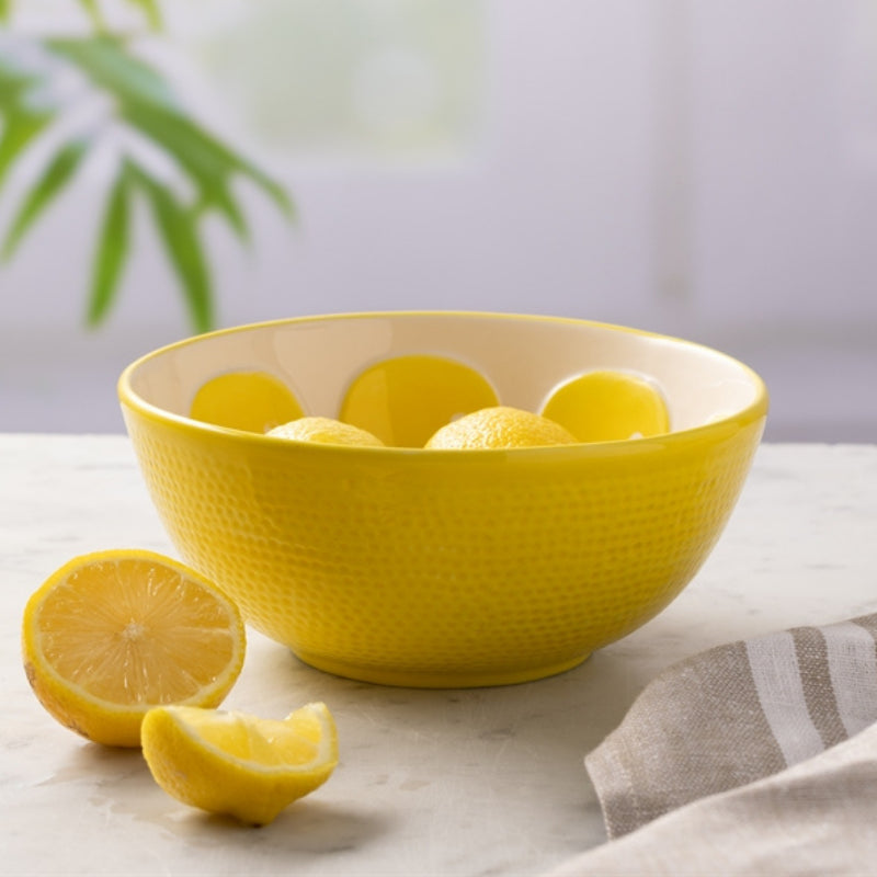 Typhoon World Foods Ceramic Lemon Bowl, 16cm