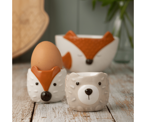 Price & Kensington Woodland Ceramic Egg Cups, Set Of 2