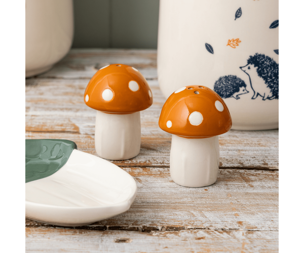 Price & Kensington Woodland Ceramic Salt And Pepper Set