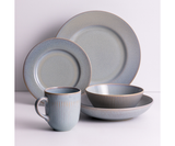 Mason Cash Reactive Linear Pasta Bowl, Grey, 23cm