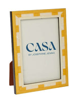Casa by Josephine Jenno Valduga Marquetry Yellow Frame 6x4