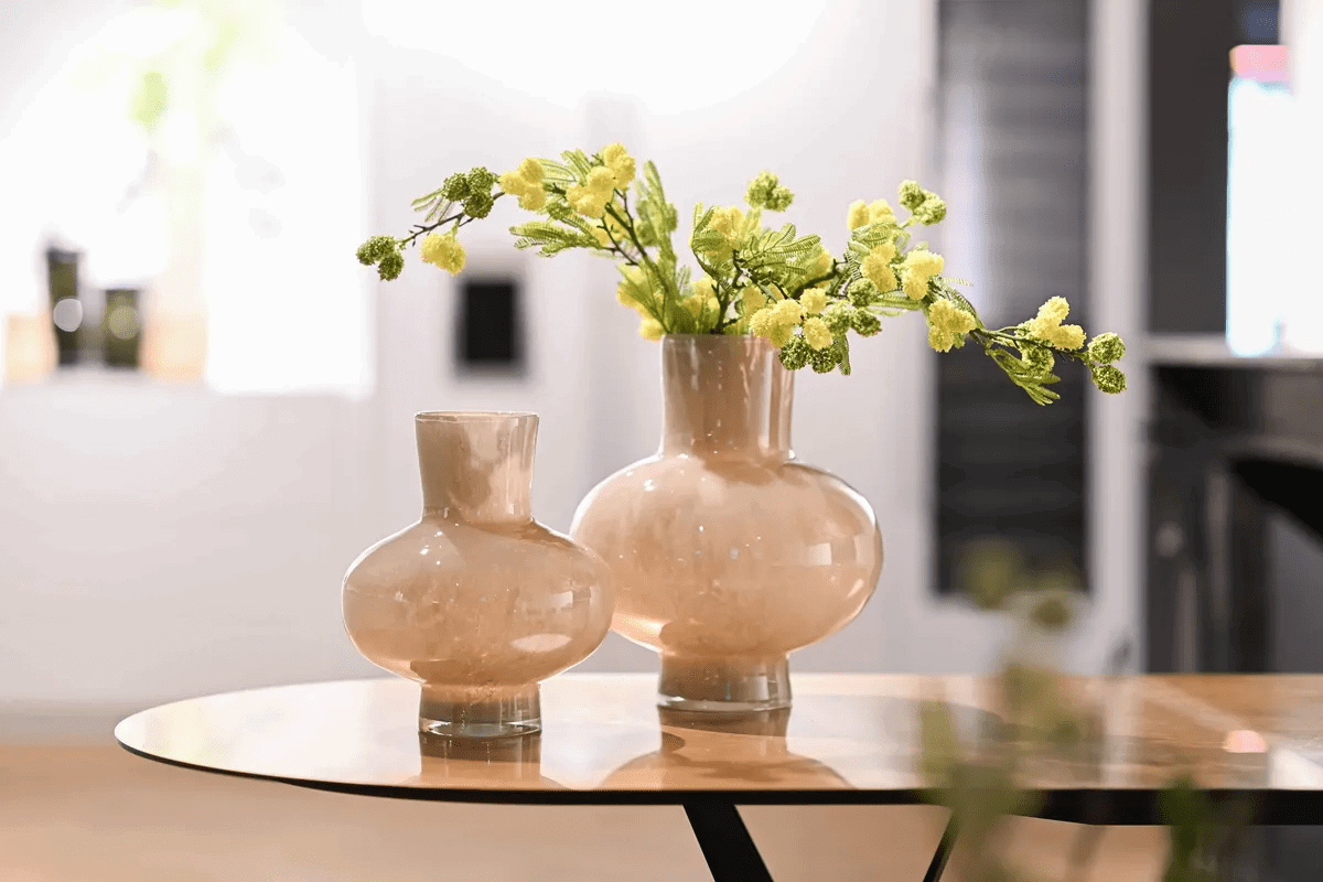 Lowlands Design Modest Taupe Vase by Dutz