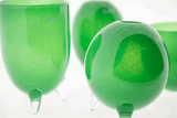 Lowlands Design Evita Mouthblown Glass Vase - Set of 4