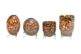 Lowlands Design Evita Mouthblown Glass Vase - Set of 4
