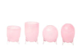 Lowlands Design Evita Mouthblown Glass Vase - Set of 4