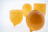 Lowlands Design Evita Mouthblown Glass Vase - Set of 4