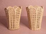 Casa by Josephine Jenno Atlantico Iraca Scallop Vase - Natural