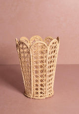 Casa by Josephine Jenno Atlantico Iraca Scallop Vase - Natural
