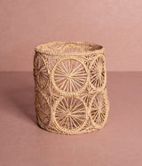 Casa by Josephine Jenno Atlantico Woven Hurricane Vase - Natural