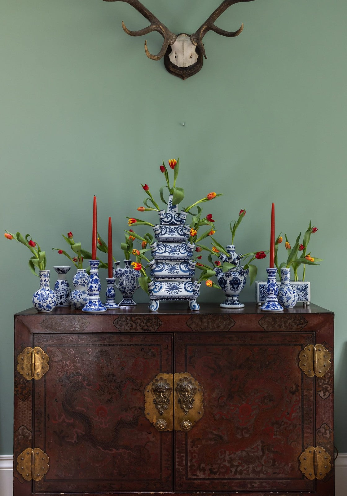 Casa by Josephine Jenno Delft Tulipiere Rectangle Vase