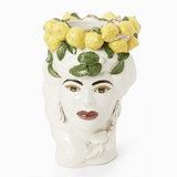 Casa by Josephine Jenno Italian Woman Lemons Vase Moro Head