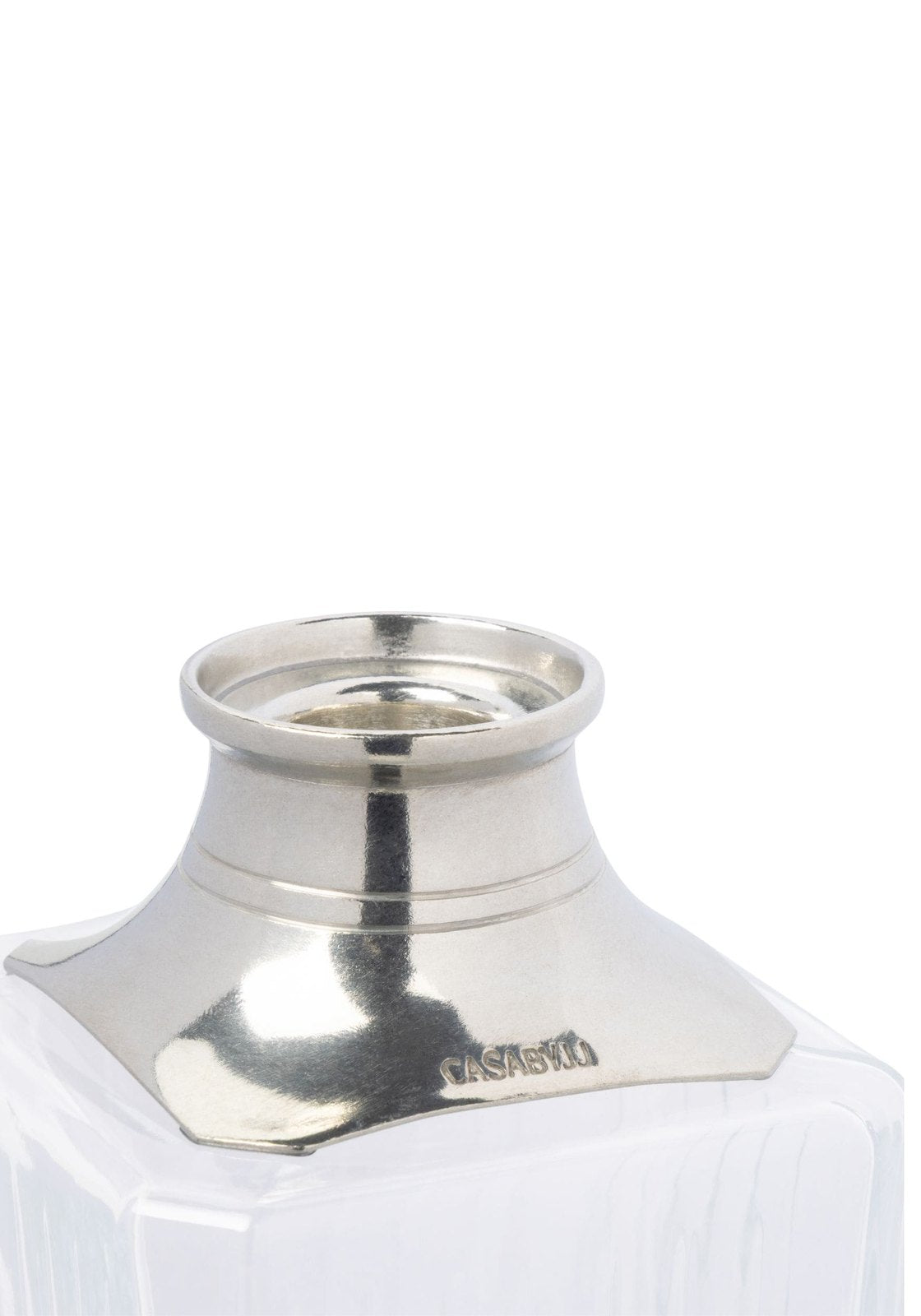 Casa by Josephine Jenno Silver Crest Crystal Decanter