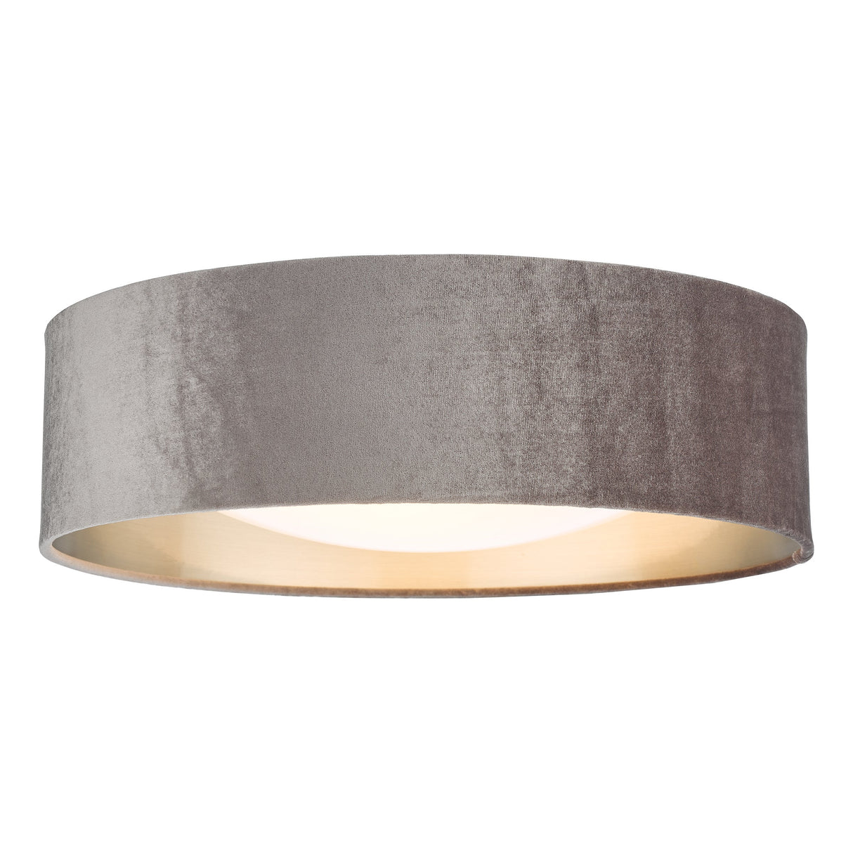 Pagazzi Viera Mink & Silver Flush Ceiling Light