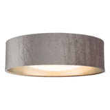 Pagazzi Viera Mink & Silver Flush Ceiling Light