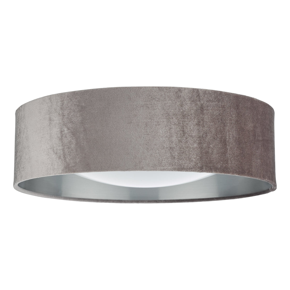 Pagazzi Viera Mink & Silver Flush Ceiling Light