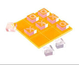 Casa by Josephine Jenno Vince Acrylic Tic Tac Toe Orange