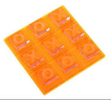 Casa by Josephine Jenno Vince Acrylic Tic Tac Toe Orange