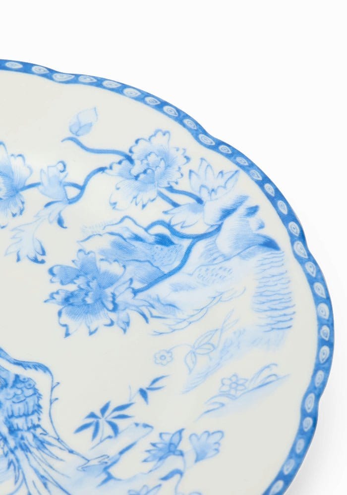 Casa by Josephine Jenno Virginia Blue White Dessert Plates - Set of 4