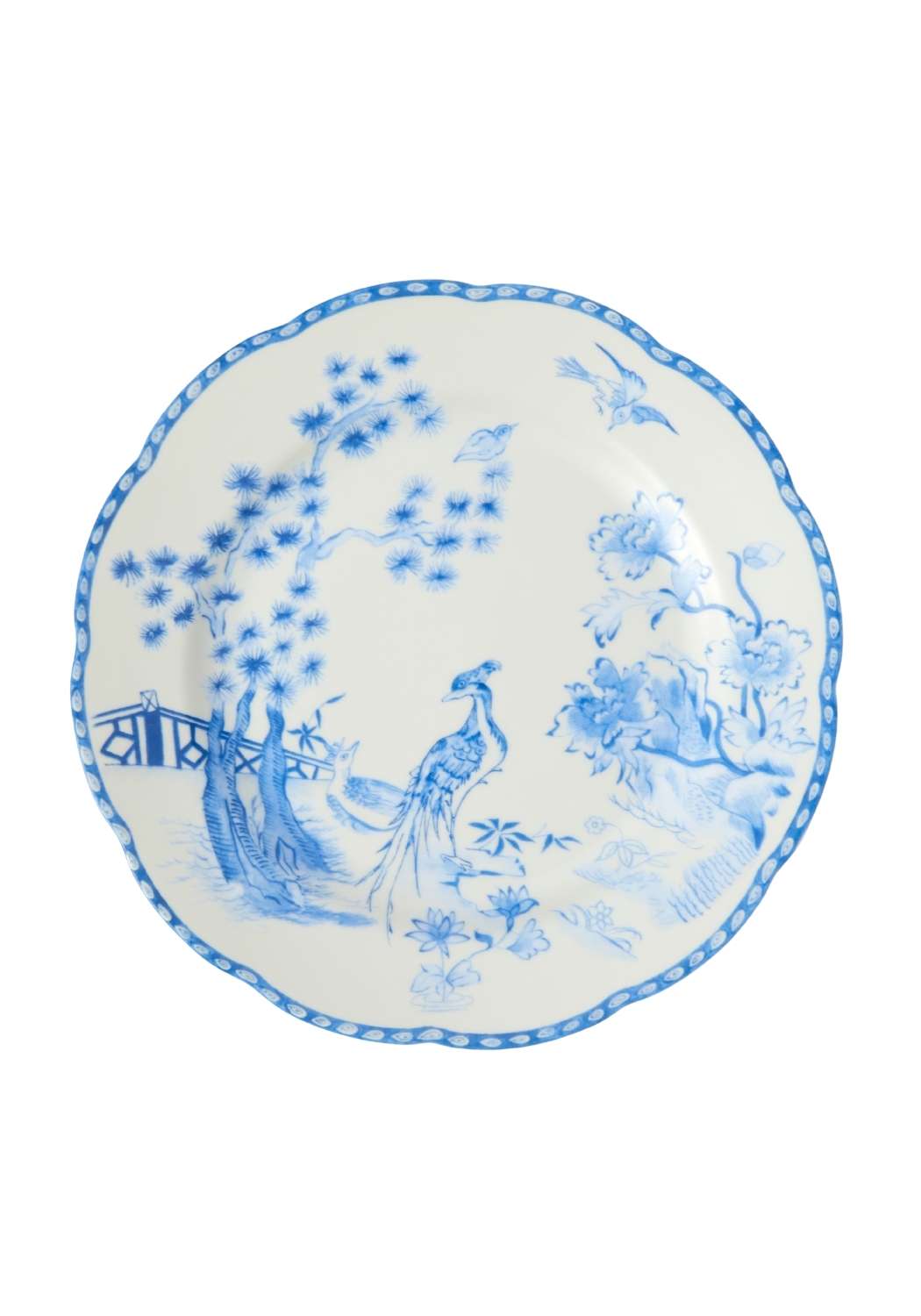 Casa by Josephine Jenno Virginia Blue White Dessert Plates - Set of 4