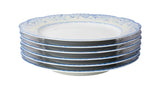 Casa by Josephine Jenno Virginia Blue White Dinner Plates - Set of 4
