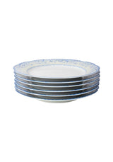 Casa by Josephine Jenno Virginia Blue White Dinner Plates - Set of 4