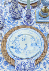 Casa by Josephine Jenno Virginia Blue White Dinner Plates - Set of 4