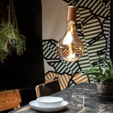 Tala Voronoi II Pendant Light in Walnut