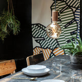 Tala Voronoi I Pendant Light in Walnut