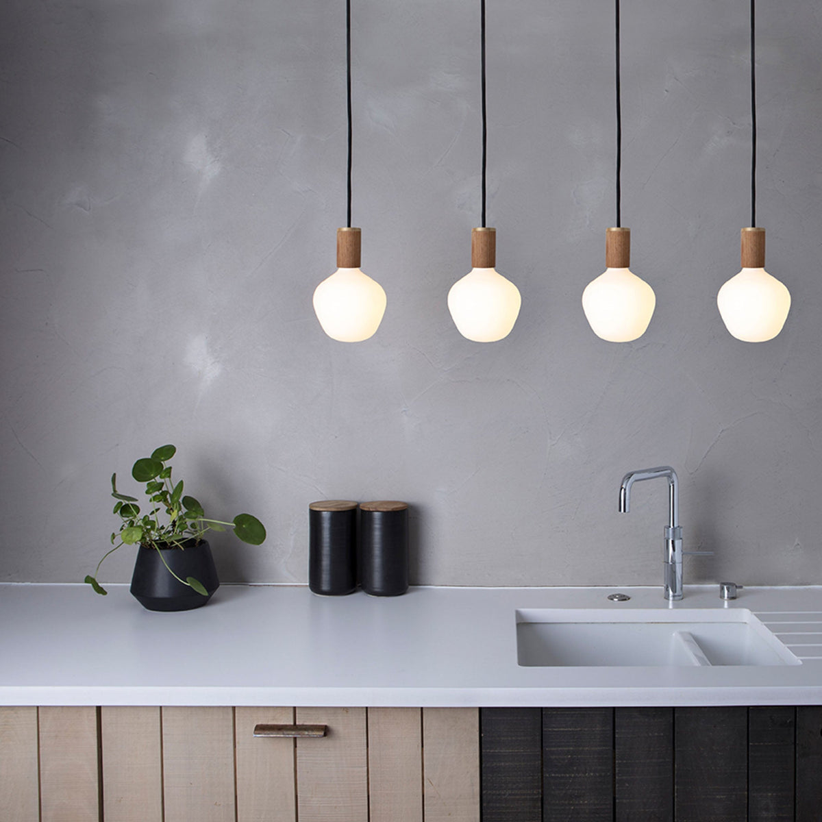 Tala Enno Pendant Light in Brass