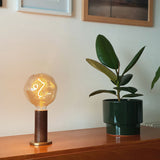 Tala Knuckle Table Lamp Walnut + Voronoi I