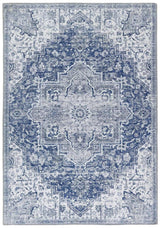 The Rugs Washable Rug Eterna Blue