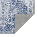The Rugs Washable Rug Eterna Blue