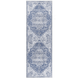 The Rugs Washable Rug Eterna Blue
