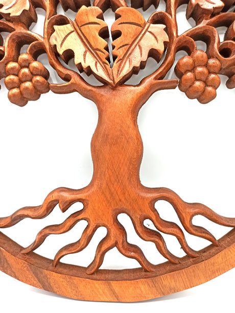 Yorkshire Bonsai Tree of Life Grapes Panel - 40cm