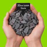 Dandy's Welsh Green Crushed Slate Chippings 20mm Bulk Bag