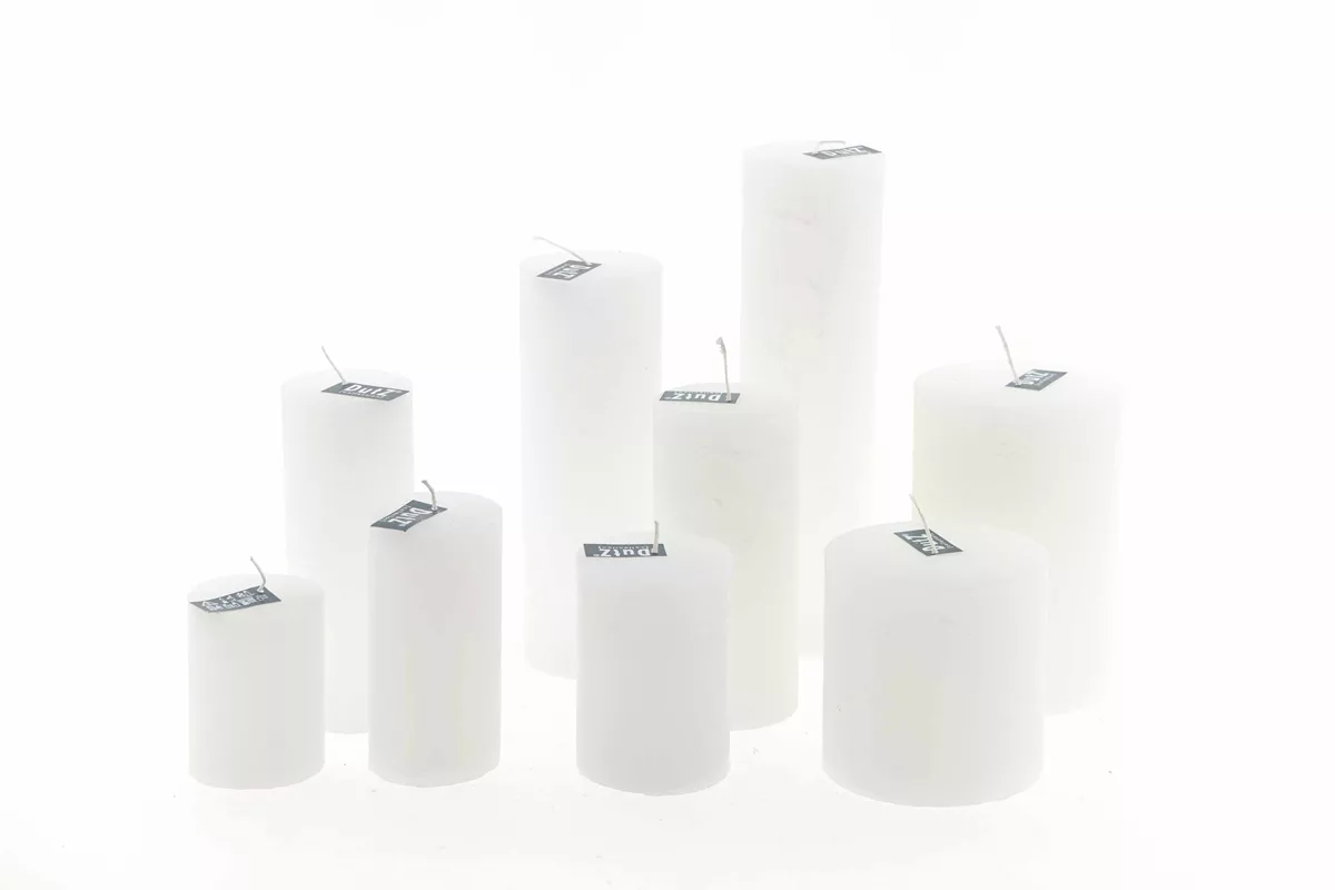 Lowlands Design Luxury Rustic White Candle by Dutz